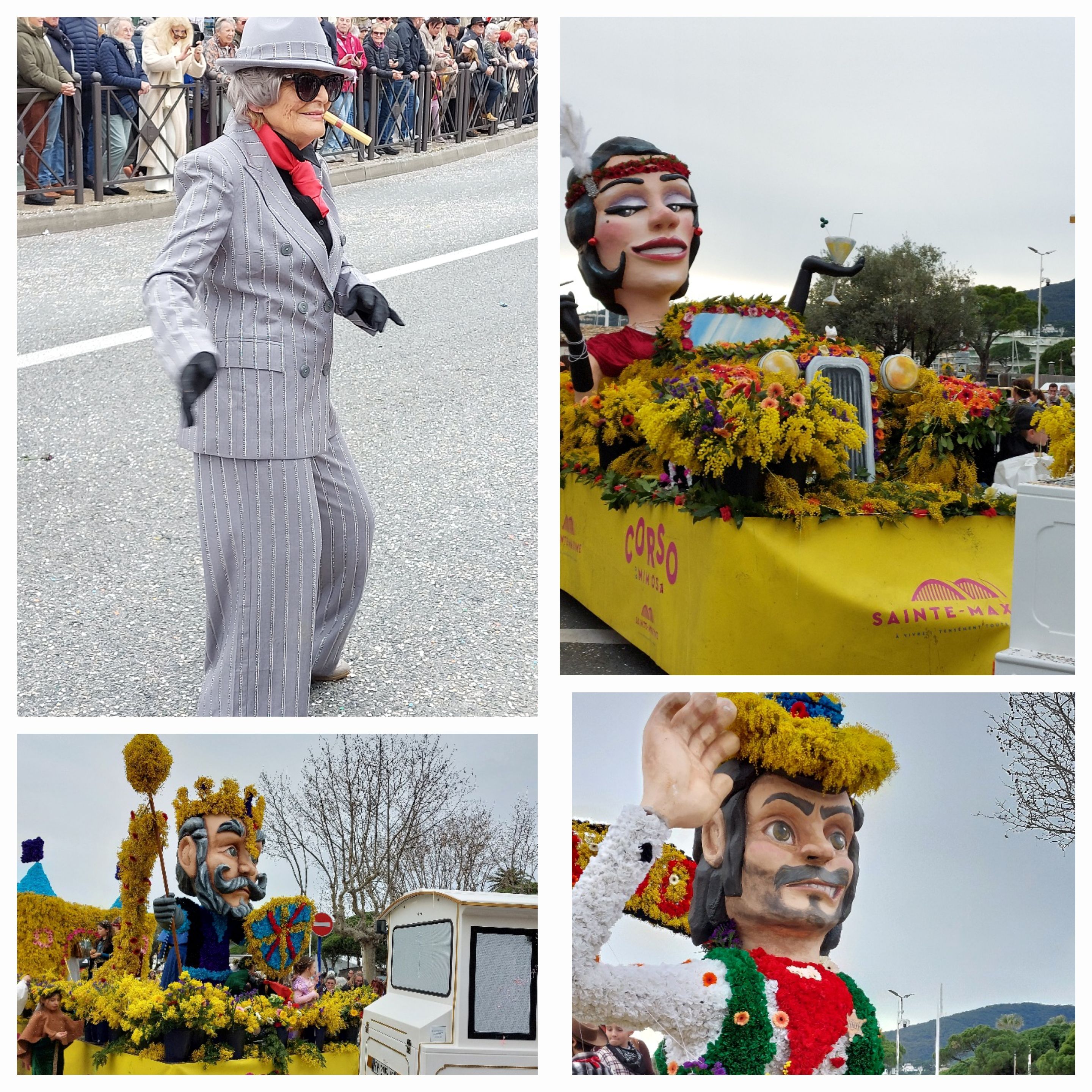 Chars et déguisement au corso
